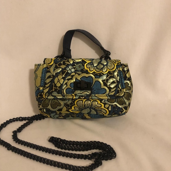 Steve Madden Handbags - Steve Madden Brocade Top-Handle Mini Crossbody